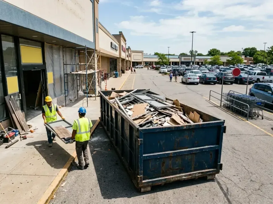 retail-store-renovation-debris-003 — frequently asked questions, Roll-off Dumpster Rentals in Manhattan Beach, CA
